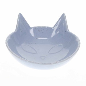 Duvoplus-Futternapf-Stone-Kitty-Face---blau