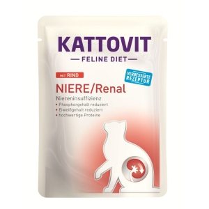 Kattovit-PB-Feline-Diet-NiereRenal-Rind-85g