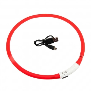 Karlie-Visio-Light-LED-Leuchtschlauch-mit-USB---Rot