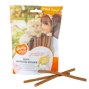 Duvoplus-Cat-Snack-Weiche-Hhnerkatzensticks-50g