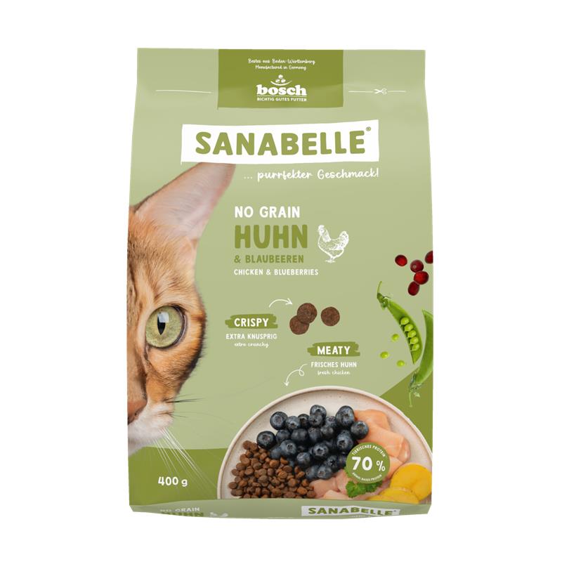 Bild 1 von Sanabelle Adult mit Strauß  / (Variante) Sanabelle No Grain Huhn 400 g