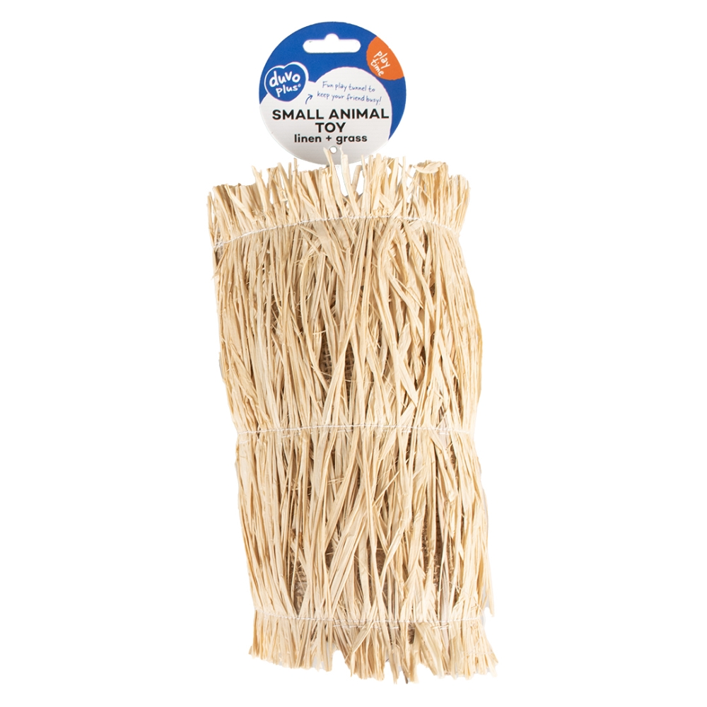 Bild 1 von Duvoplus Nagertunnel aus Leinen/Gras  / (Variante) 38 x 19 x 16cm