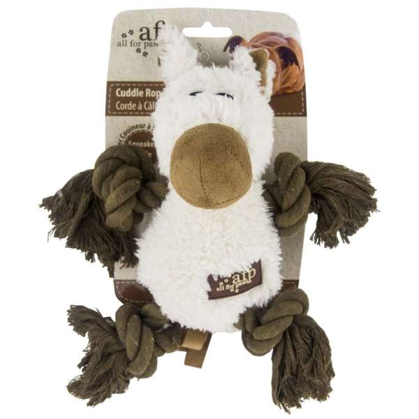 Bild 1 von All for Paws Cuddle Rope mit Seil und Lammfell