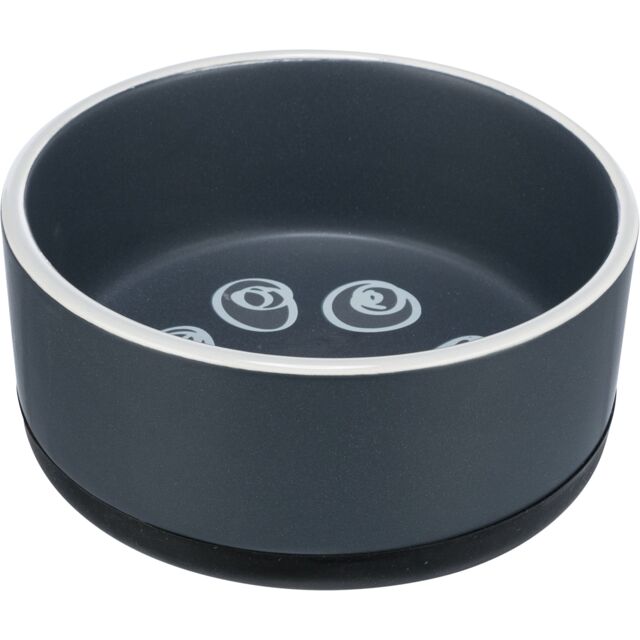Bild 1 von Trixie Keramiknapf Pfote mit Gummiring  / (Variante) 0,75 l/ø 16 cm