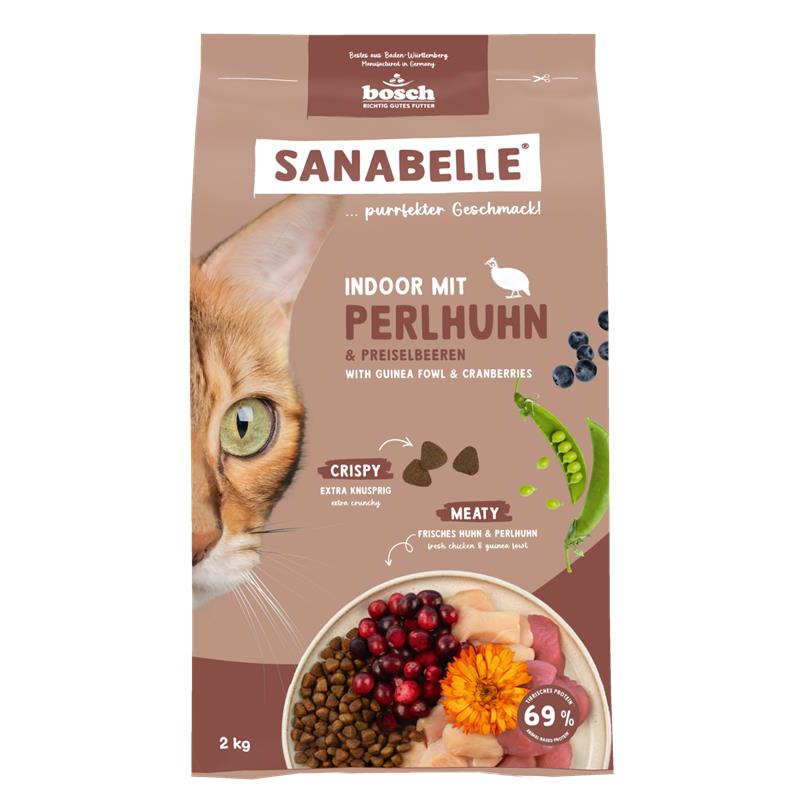 Bild 1 von Sanabelle Adult mit Strauß  / (Variante) Sanabelle Indoor mit Perlhuhn 2 kg