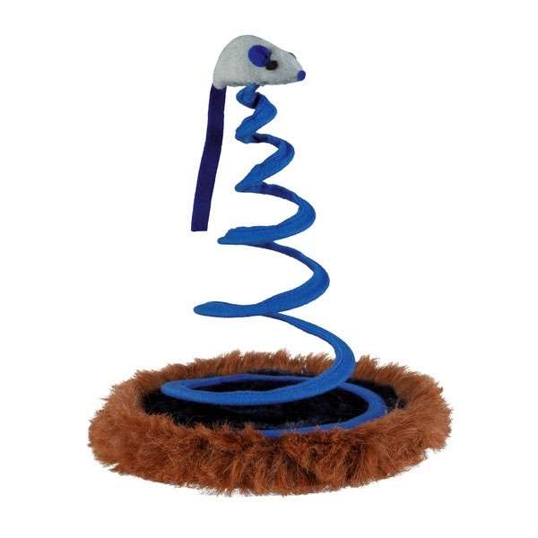 Bild 1 von Trixie Spielmaus auf Spiralfeder - ca. 19 x 25 cm