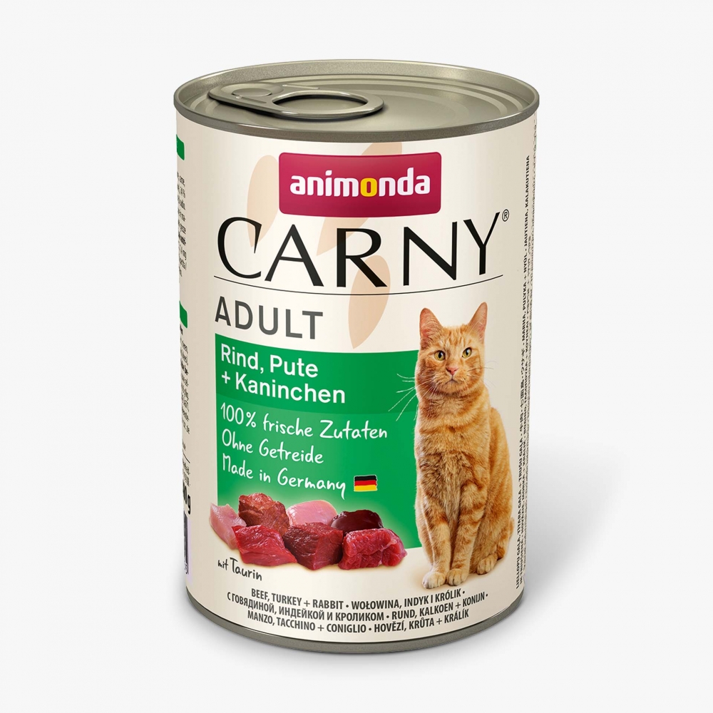 Bild 1 von Animonda Cat Dose Carny Adult Rind & Pute & Kaninchen  / (Variante) 400 g
