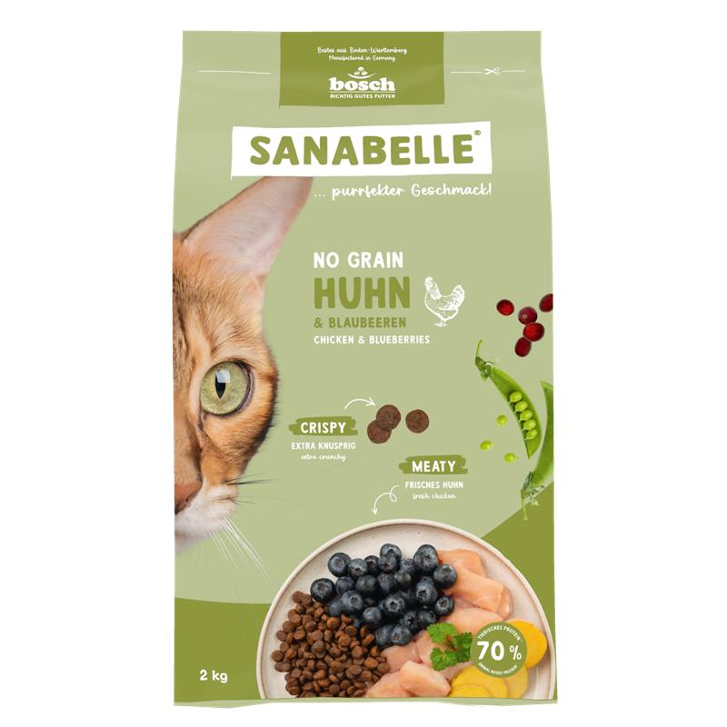 Bild 1 von Sanabelle Adult mit Strauß  / (Variante) Sanabelle No Grain Huhn 2 kg