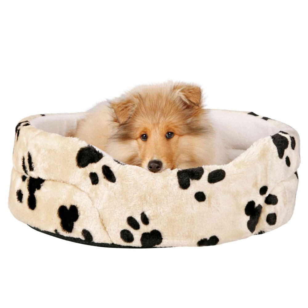 Bild 1 von Trixie Bett Joey - beige mit Pfoten  / (Variante) 79 × 70 cm