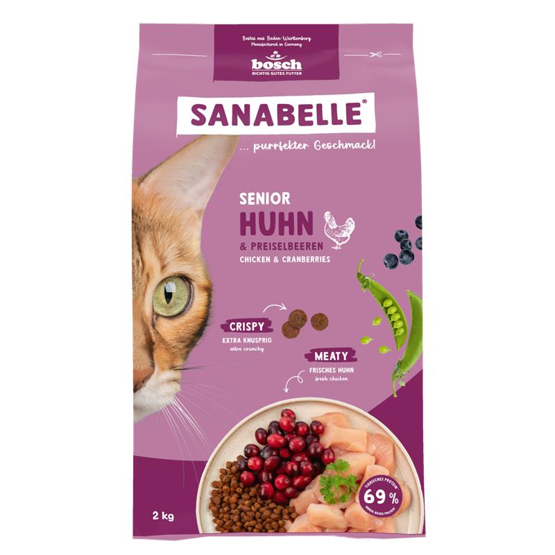 Bild 1 von Sanabelle Adult mit Strauß  / (Variante) Sanabelle Senior Huhn 2 kg