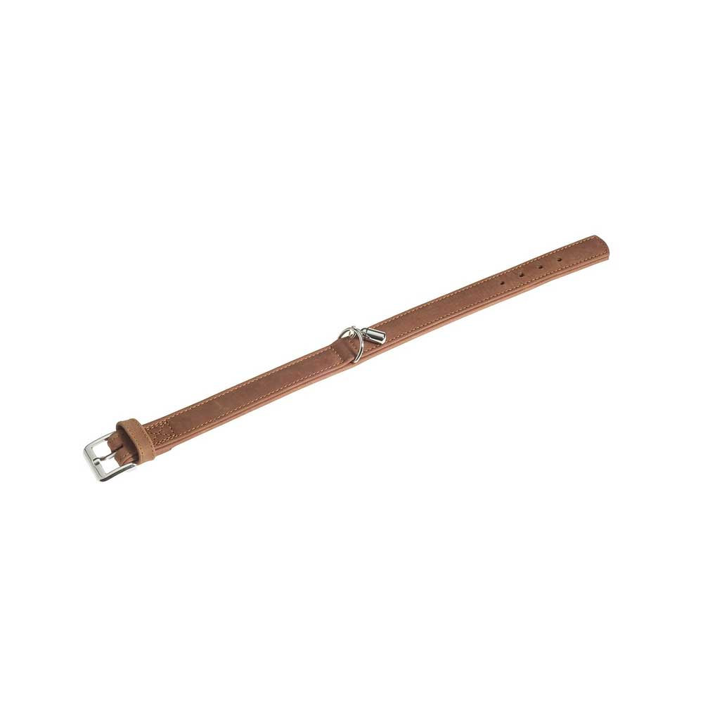 Bild 1 von Karlie Halsband Buffalo aus Kalbsleder - Braun  / (Variante) 24 cm/10 mm