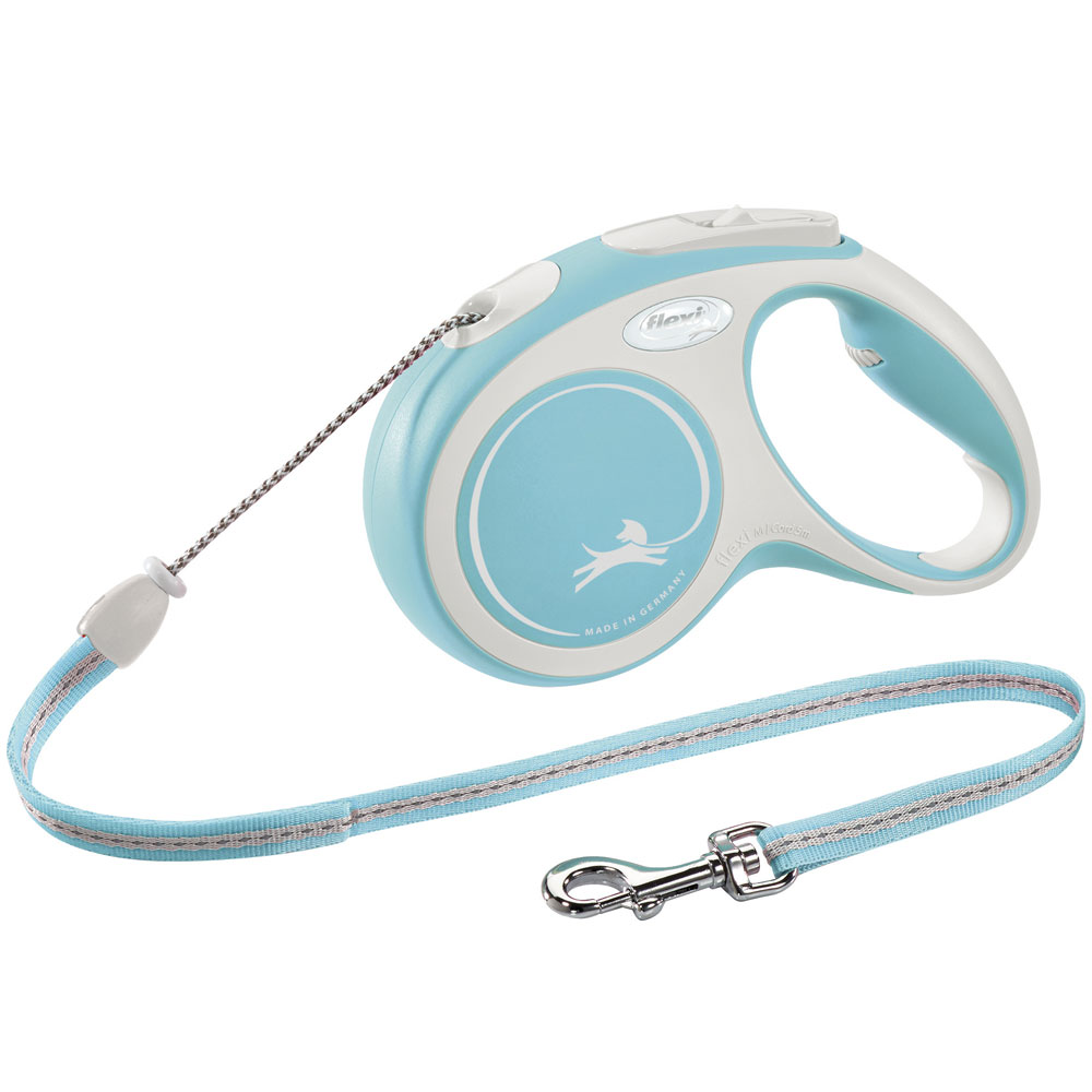 Bild 1 von FLEXI Rollleine New COMFORT Seil - 5m, bis 20kg  / (Variante) hellblau