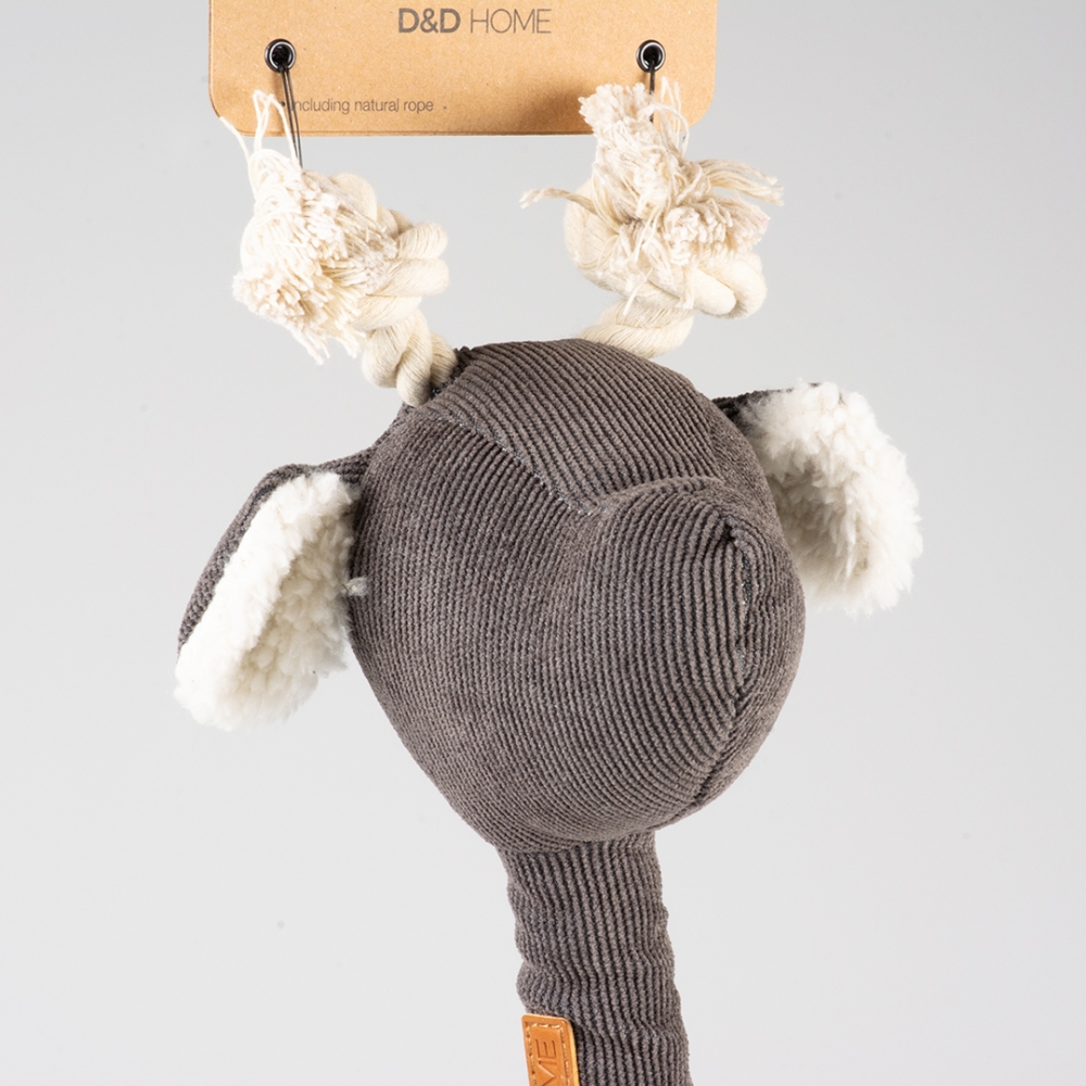 Bild 1 von D&D Hundespielzeug George Cordstoff - grau