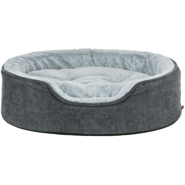 Bild 1 von Trixie Vital Bett Lino Soft, oval - grau/hellgrau  / (Variante) 83 × 67 cm