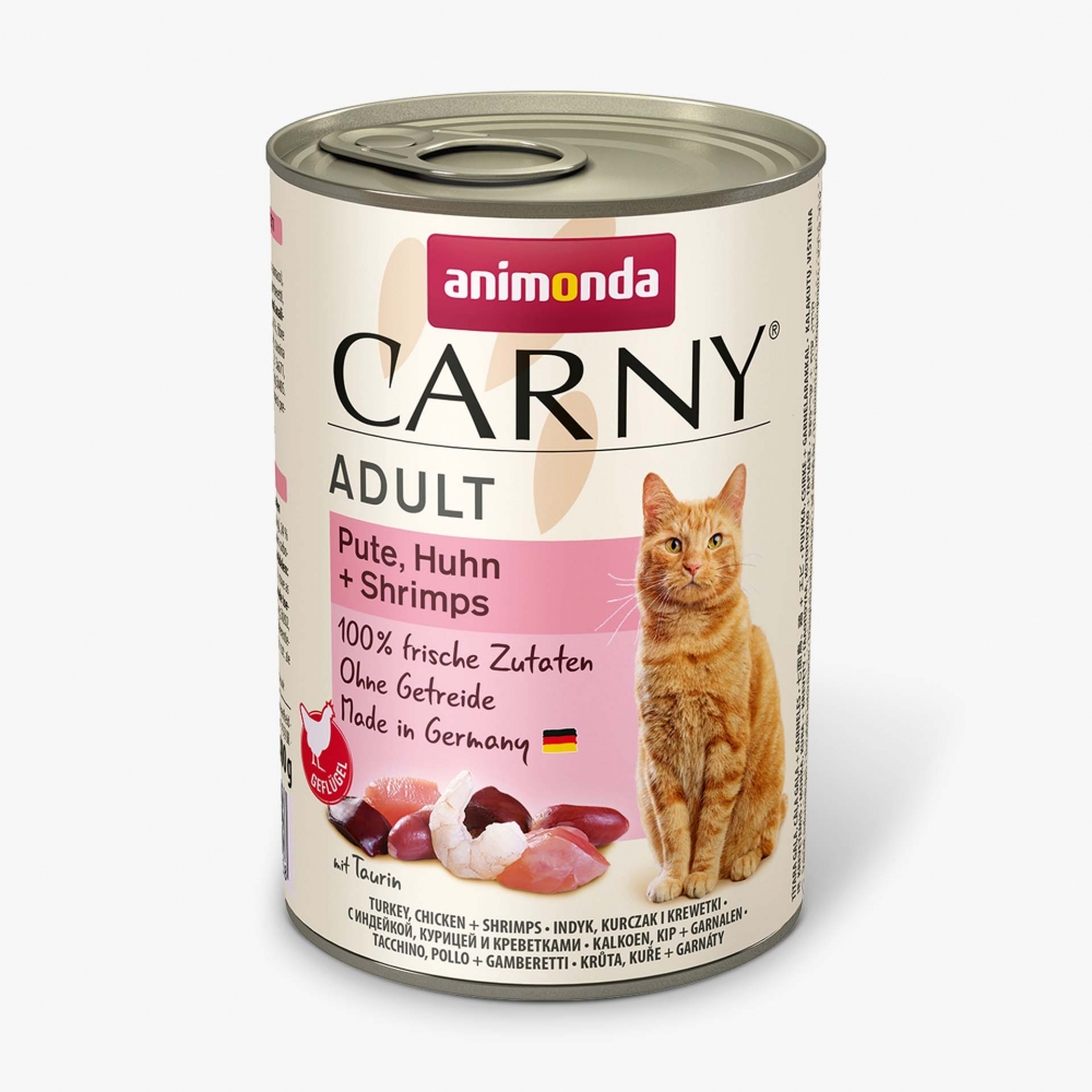 Bild 1 von Animonda Cat Dose Carny Adult Pute & Huhn & Shrimps  / (Variante) 400 g