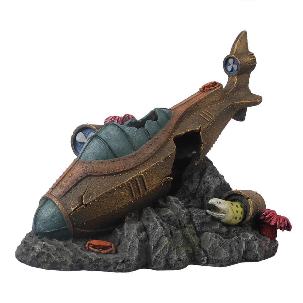 Bild 1 von Aqua Della Steampunk versunkenes U-Boot  / (Variante) L 28,8x17,5x25,8CM