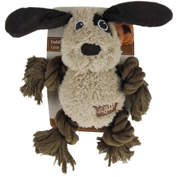 Bild 1 von All for Paws Cuddle Rope mit Seil und Lammfell