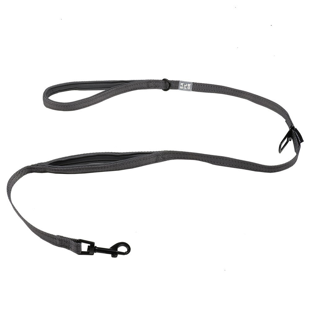 Bild 1 von Duvoplus EXPLOR Ultimate Fit On-The-Road-Leine Safety - Silver Reflective  / (Variante) 130cm 16mm