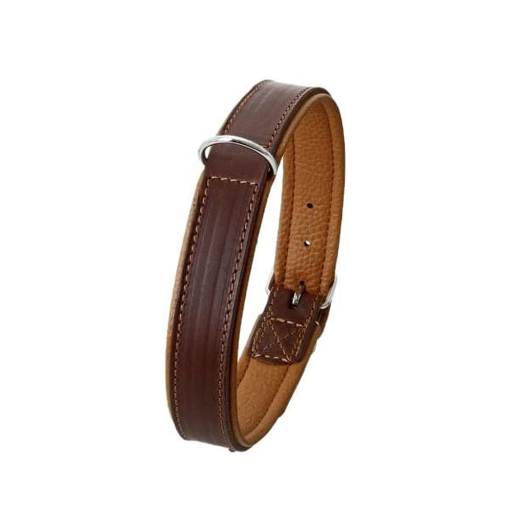 Bild 1 von Karlie Rondo Halsband unterlegt - Braun  / (Variante) 14 mm / 37 cm