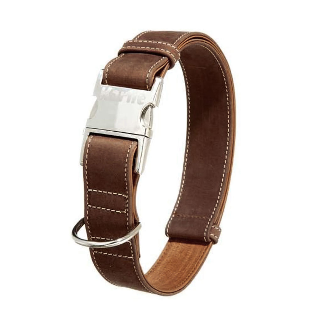 Bild 1 von Karlie Buffalo Ultra Halsband - Braun/Hellbraun  / (Variante) 25 mm / 45-65 cm