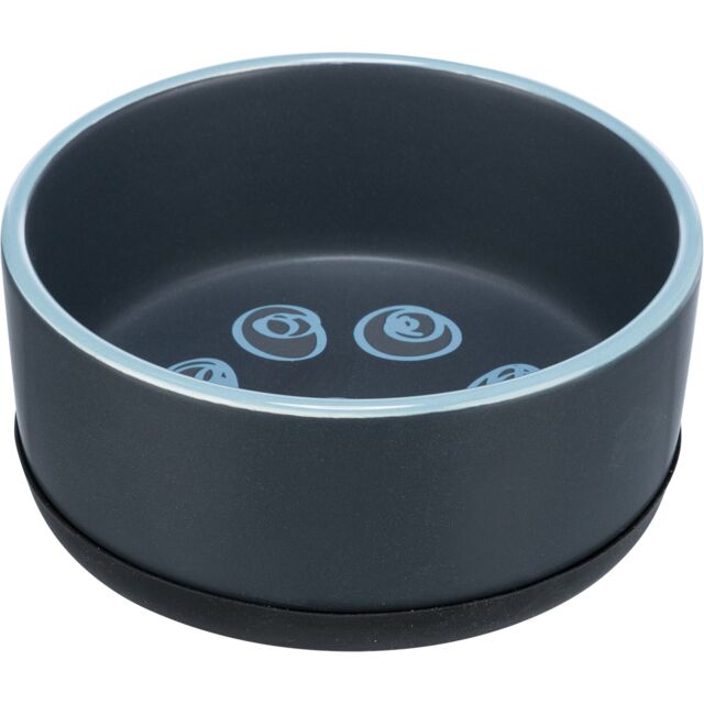 Bild 1 von Trixie Keramiknapf Pfote mit Gummiring  / (Variante) 0,4 l/ø 12 cm
