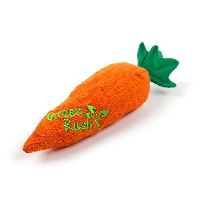 Bild 1 von All for Paws Green Rush Carrot Katzenspielzeug mit Catnip