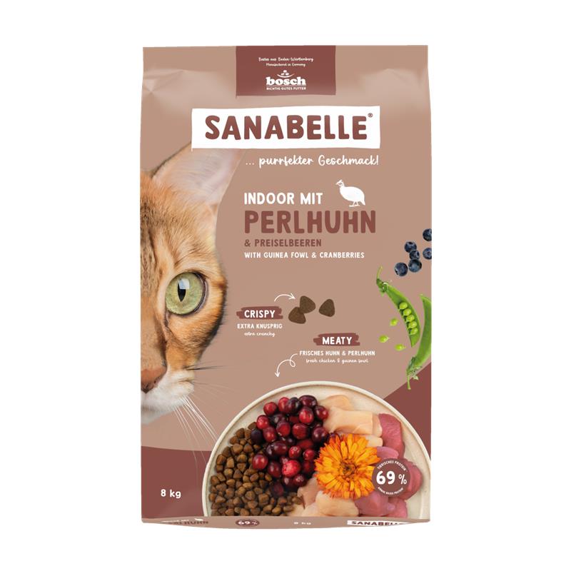 Bild 1 von Sanabelle Adult mit Strauß  / (Variante) Sanabelle Indoor mit Perlhuhn 8 kg