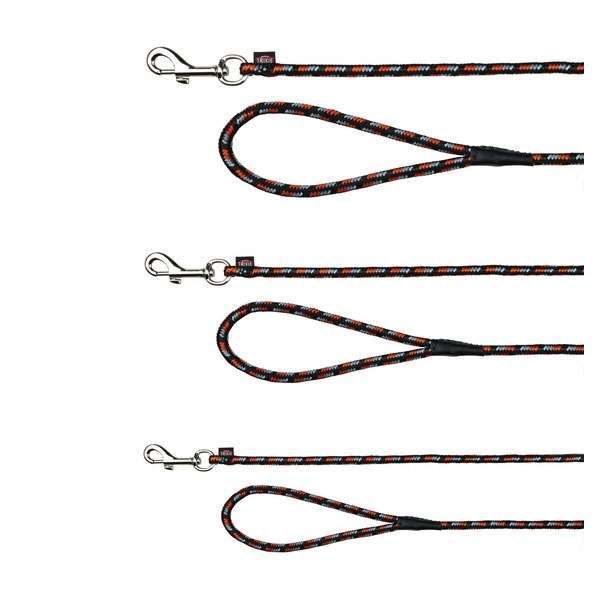 Bild 1 von Trixie Schleppleine Mountain Rope - schwarz/orange  / (Variante) 10 m