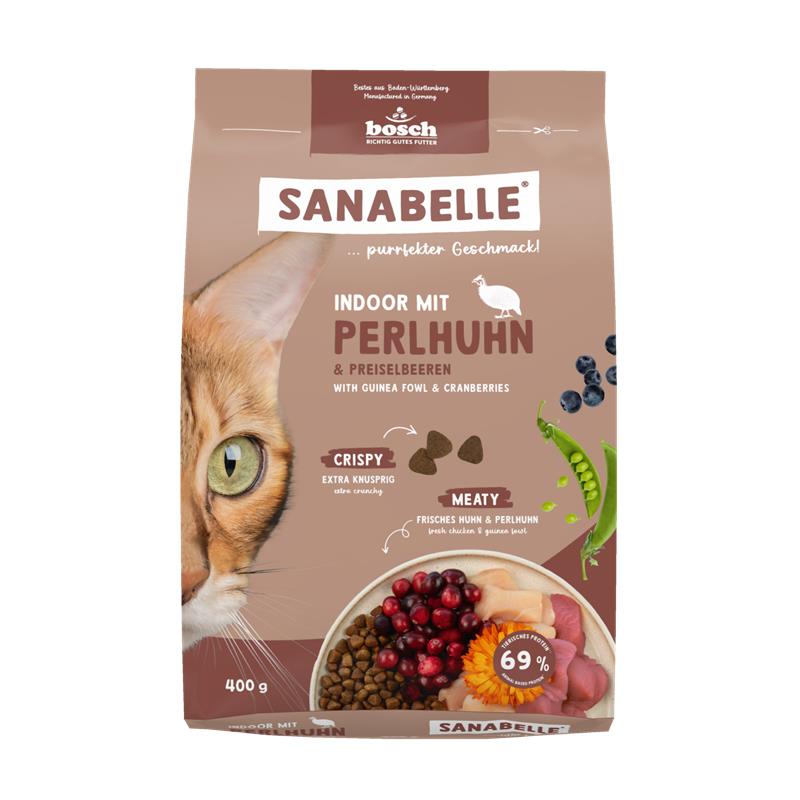 Bild 1 von Sanabelle Adult mit Strauß  / (Variante) Sanabelle Indoor mit Perlhuhn 400 g