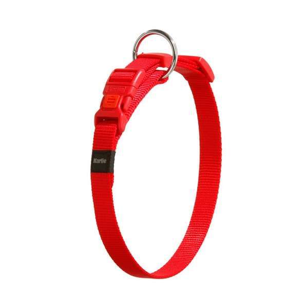 Bild 1 von Karlie Art Sportiv Silverplus Halsband - Rot  / (Variante) 10 mm / 20-35 cm
