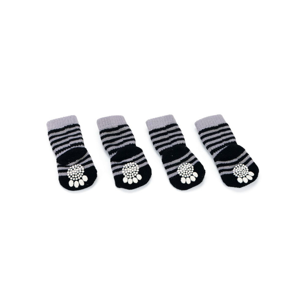 Bild 1 von Karlie Doggy Socks Hundesocken 4er Set - Schwarz/Grau  / (Variante) L