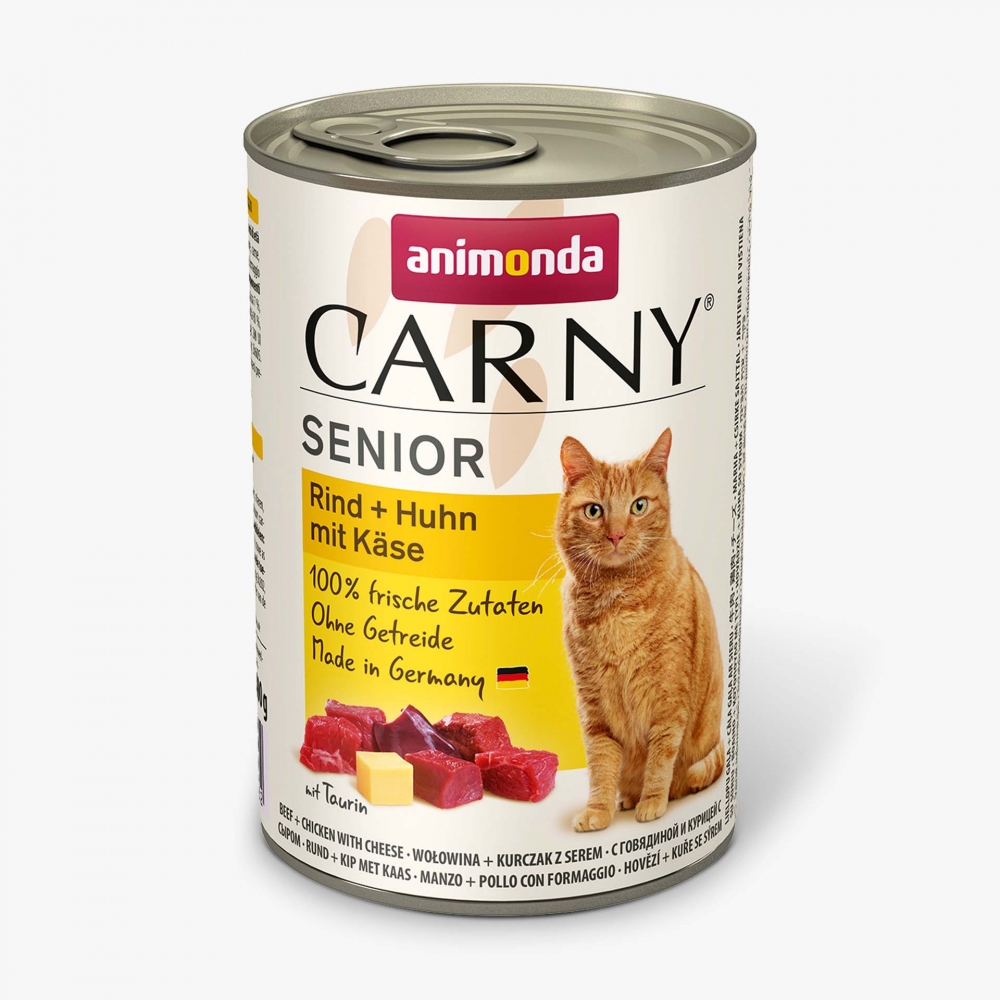 Bild 1 von Animonda Cat Dose Carny Senior Rind & Huhn & Käse  / (Variante) 400 g