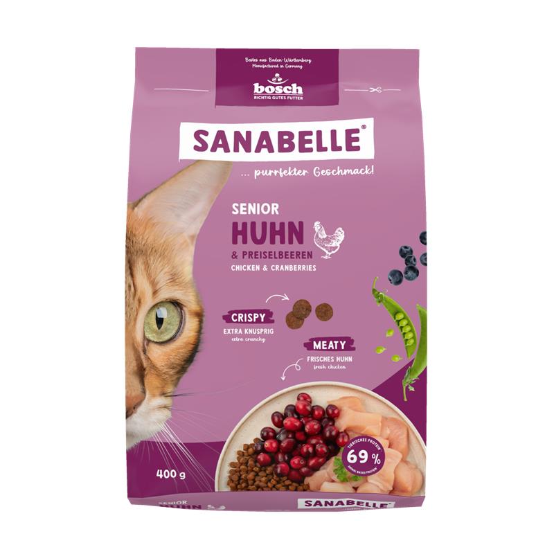 Bild 1 von Sanabelle Adult mit Strauß  / (Variante) Sanabelle Senior Huhn 400 g