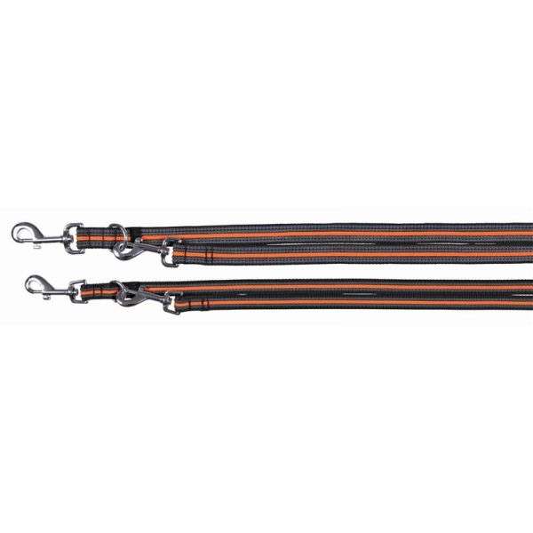 Bild 1 von Trixie Fusion Verlängerungsleine  / (Variante) schwarz/orange, S-L, 2 m/17 mm
