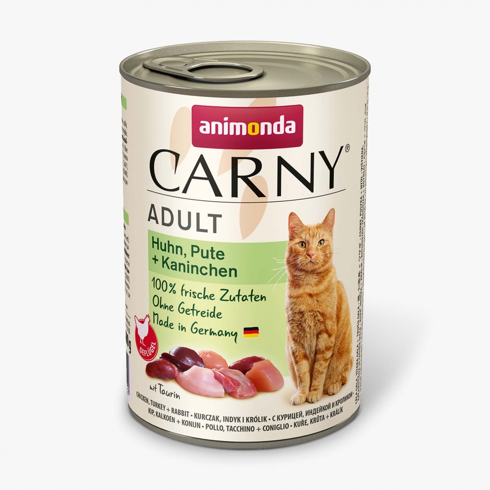 Bild 1 von Animonda Cat Dose Carny Adult Huhn & Pute & Kaninchen  / (Variante) 400 g