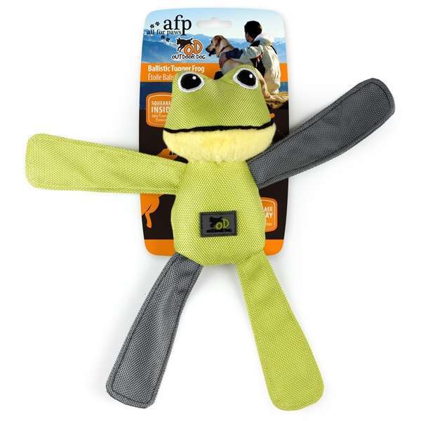 Bild 1 von All for Paws Outdoor Dog Ballistic Tugger Frog