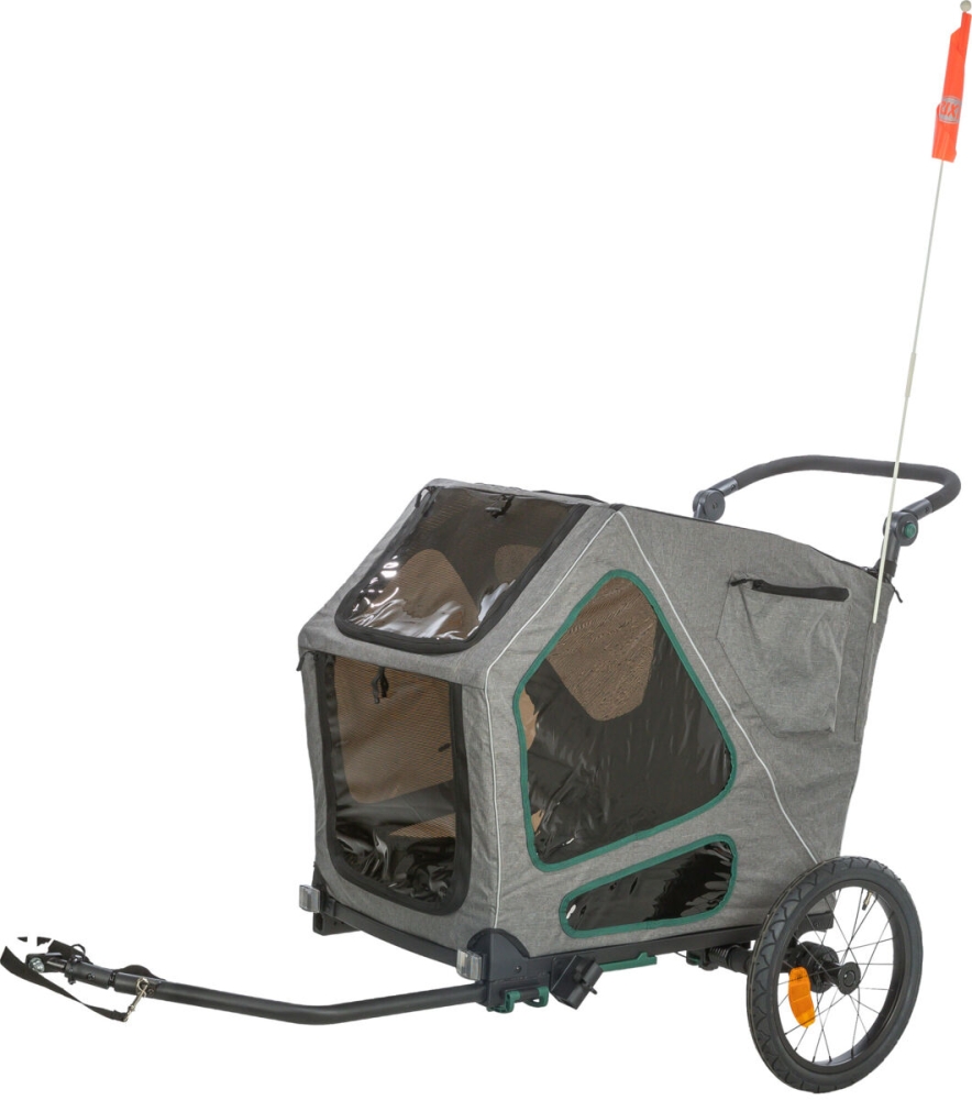 Bild 1 von Trixie Fahrrad-Anhänger für große Hunde mit Federung  / (Variante) M / bis zu 35kg