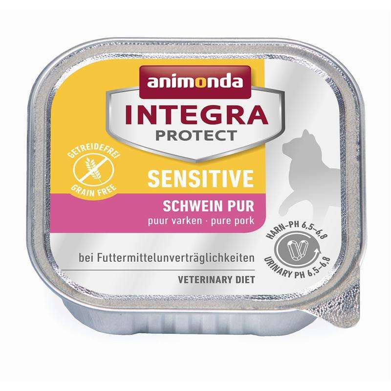 Bild 1 von Animonda Cat Schale Integra Protect Sensitiv mit Schwein pur 100g