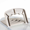 Bild 3 von EBI Eck-Katzentoilette Prism M - transparent/grau