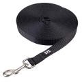 Bild 1 von Duvoplus EXPLOR Trackingleine Classic flach - schwarz  / (Variante) 15m/20mm