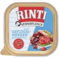 Rinti Schale Kennerfleisch mit Geflügelherzen 300g