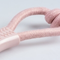 Bild 2 von Duvoplus Seil 8-Zugring mit Knoten & Gummi - Rosa