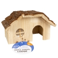 Bild 2 von Duvoplus Kleintierhaus mit Rindendach  / (Variante) 28 x 18 x 16cm