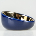 Bild 4 von Duvoplus Futternapf Stone Obliq - blau/gold  / (Variante) 340ml 15x15x8cm