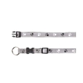 Bild 1 von Trixie Halsband Silver Reflect - Pfotenmotiv  / (Variante) 40-65cm / 25mm