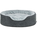 Bild 1 von Trixie Vital Bett Lino Soft, oval - grau/hellgrau  / (Variante) 110 × 92 cm