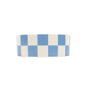 Bild 3 von Coockoo Futternapf Checkmate! - blau/weiß  / (Variante) 750ml-16x16x6cm