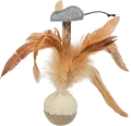 Trixie Steh-auf-Federball mit Maus - 15 cm