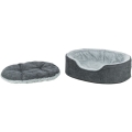 Bild 2 von Trixie Vital Bett Lino Soft, oval - grau/hellgrau  / (Variante) 60 × 45 cm