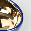 Bild 2 von Duvoplus Futternapf Stone Obliq - blau/gold  / (Variante) 150ml 13x13,5x7cm